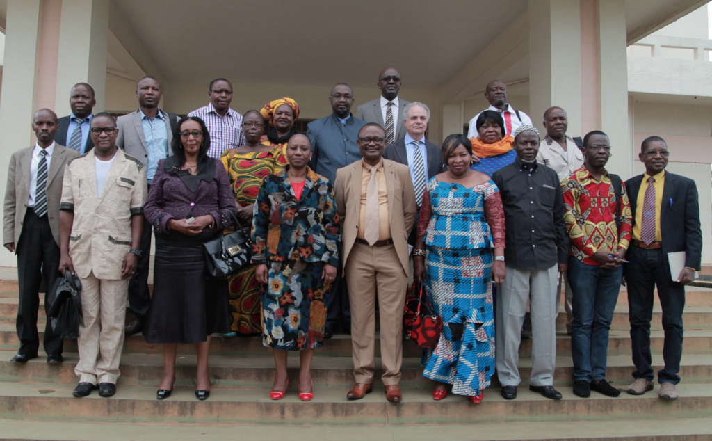 Central African Delegation hosted by Aegis in Kigali, January 2016