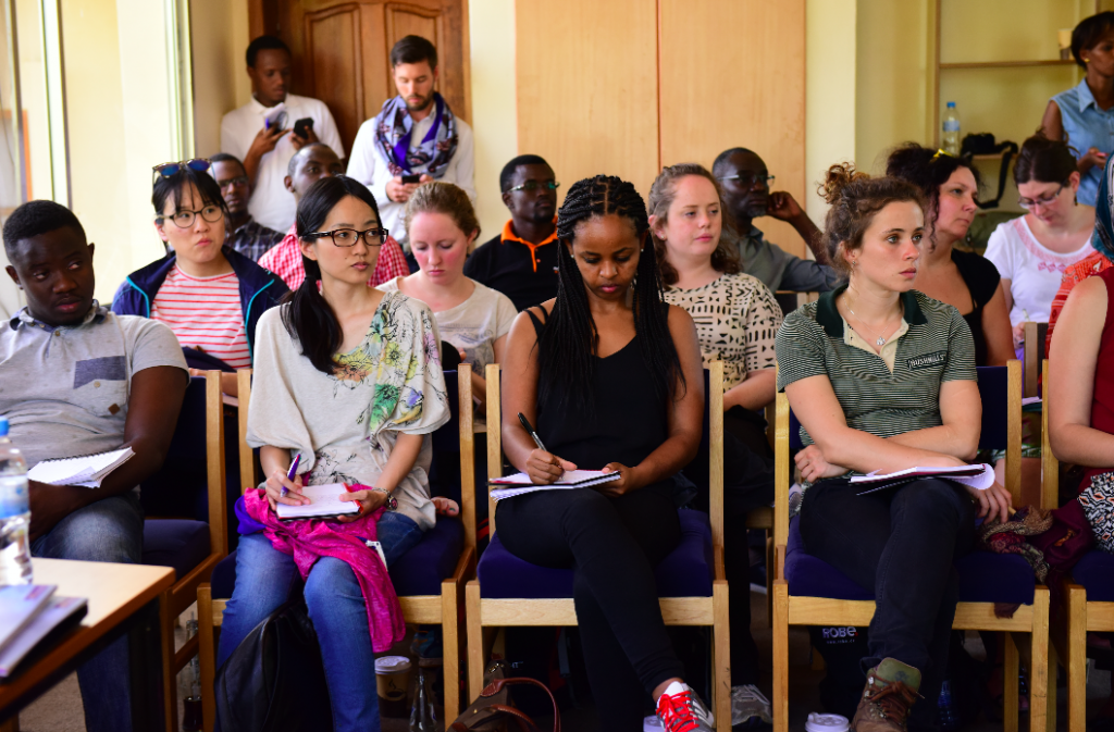 Students from University of Manchester attend workshop at Kigali Genocide Memorial, Jan 2016