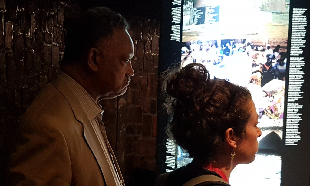 Jesse Jackson visits Kigali Genocide Memorial, Rwanda