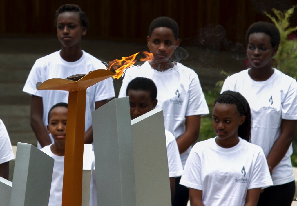 Flame of Remembrance at the Kigali Genocide Memorial, 2016
