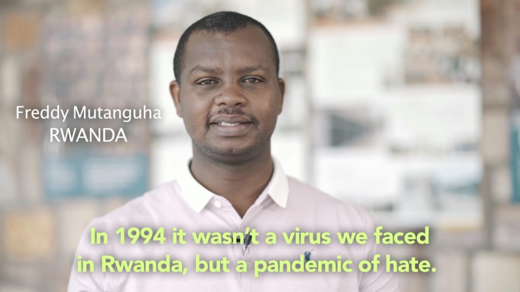 Members of the Aegis Trust's team share how you can help to ensure its life-saving impact continues.