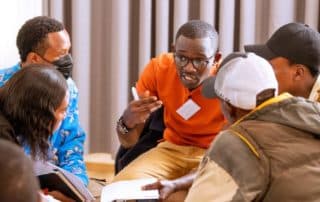 Youth leaders take part in capacity-building workshop in the Kigali Community Peace Centre at the Kigali Genocide Memorial 1-4 May 2025