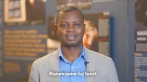 Freddy Mutanguha speaks in video message for 30th commemoration of Srebrenica genocide