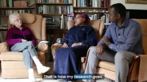 Agnes Kaposi in conversation with Alice Nderitu and Freddy Mutanguha